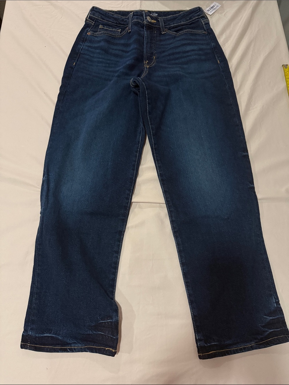 Old Navy  Dark Blue Straight-Leg Jeans - Classic Denim